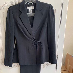 Bloomingdales 2-piece Black Silk Suit